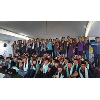 時間：108/12/25地點：台糖馬光有機栽培園區(即「雲林大糧倉」基地)大會內容：虎尾科技大學舉辦「新農業成果展示」與「農業科技系成立暨師徒薪傳典禮」，於雲林大糧倉基地現場展示大型科技農機，冀望「雲林新農業」、「農業科技系」、「雲林大糧倉」能成為最大規模且具示範效果的有機專區；以農業雙軌訓練實施培育農業相關人才、打造永續糧食生產專業區、建構六級化農業產業之在地化農業優勢。※存取照片，可於網頁(無需點開照片)，於指定照片按右鍵點選「另存連結為」